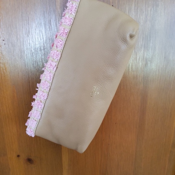 Fossil Preston Straw and leather Clutch Pouch Bag Purse NWT Handbag - Picture 12 of 12